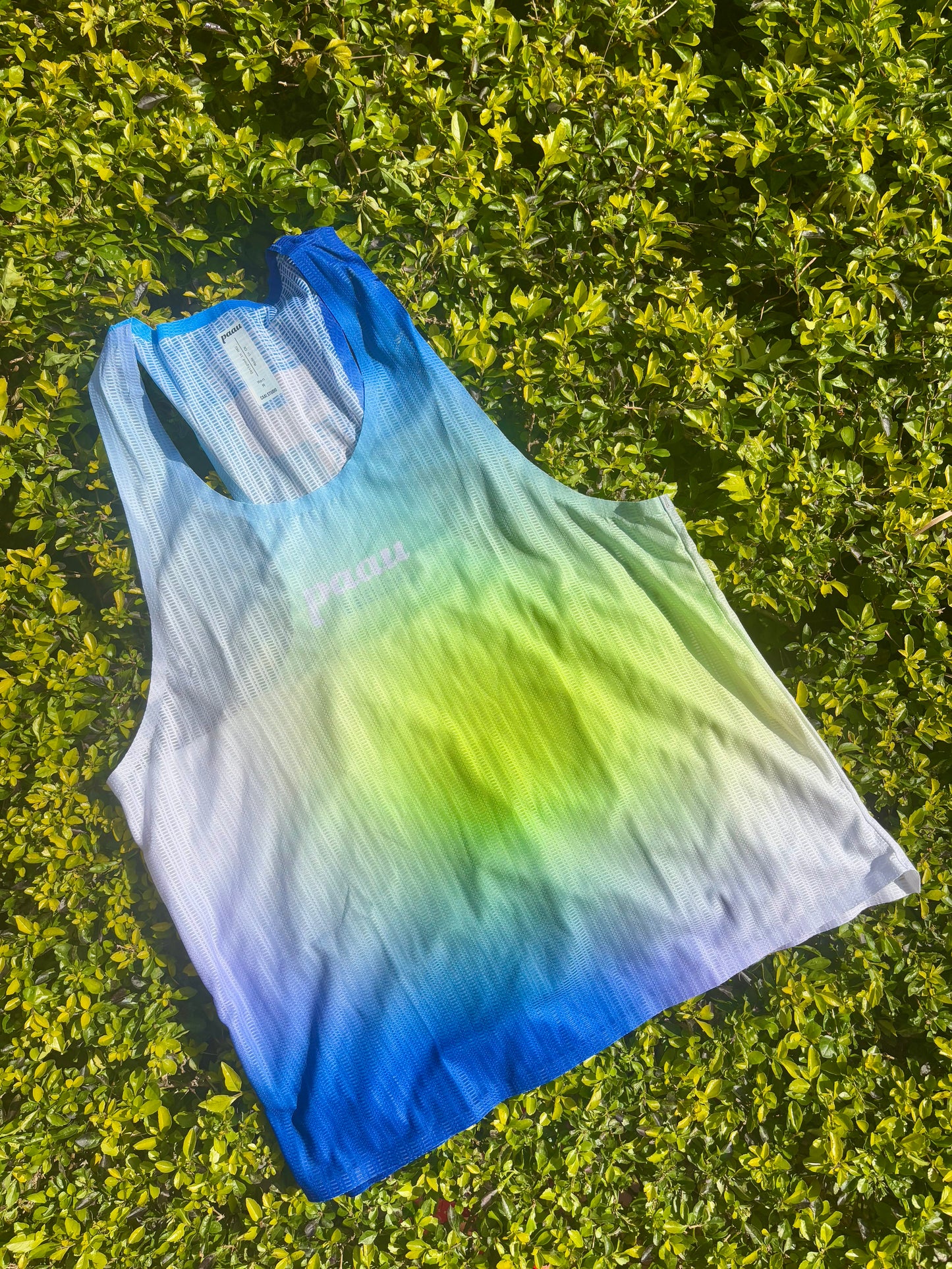 PAAU "Run All the Way" Racing Singlet - Cooling Mint