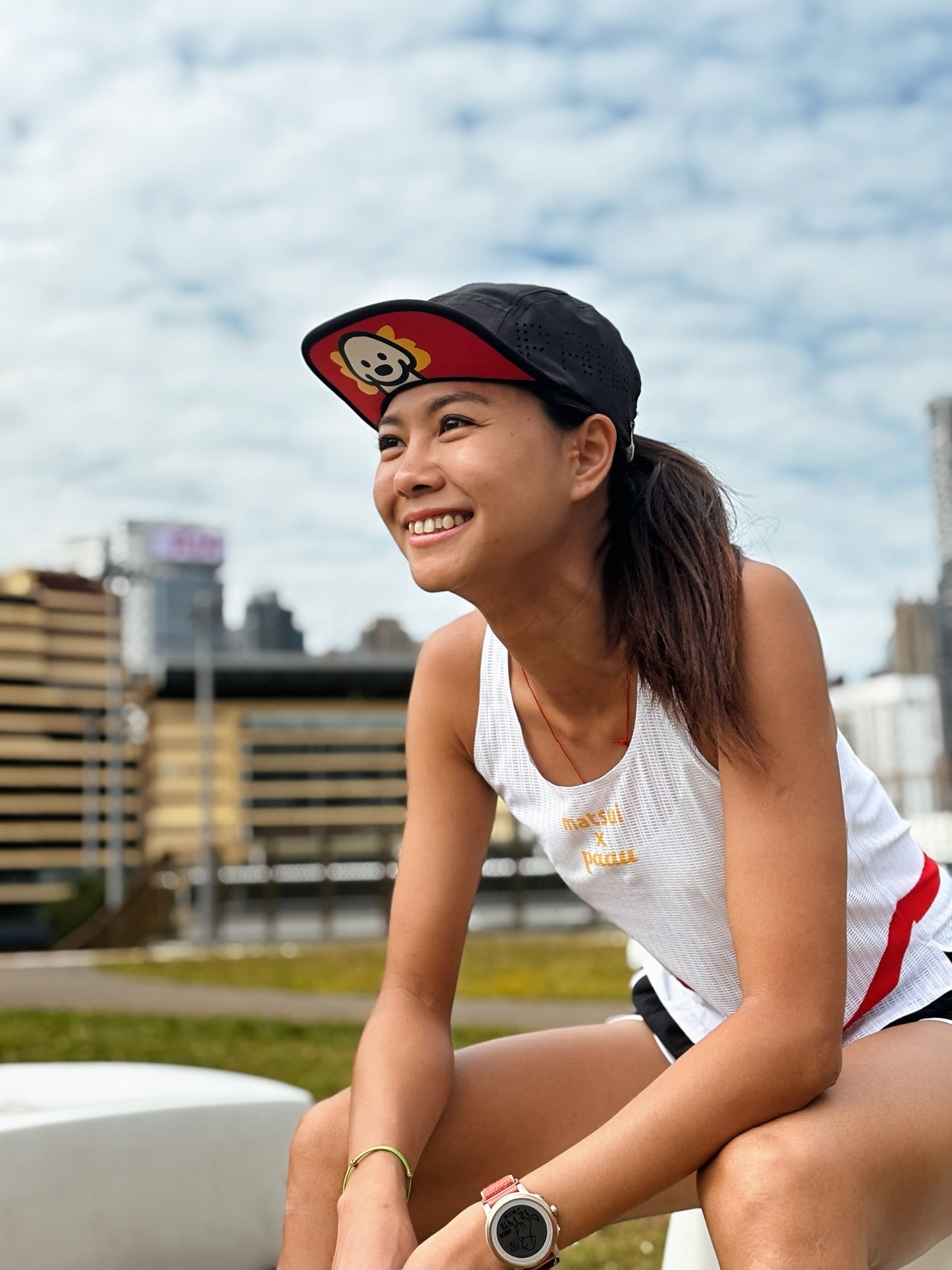 matsui x PAAU Quick-dry "Run with Me" Running Cap