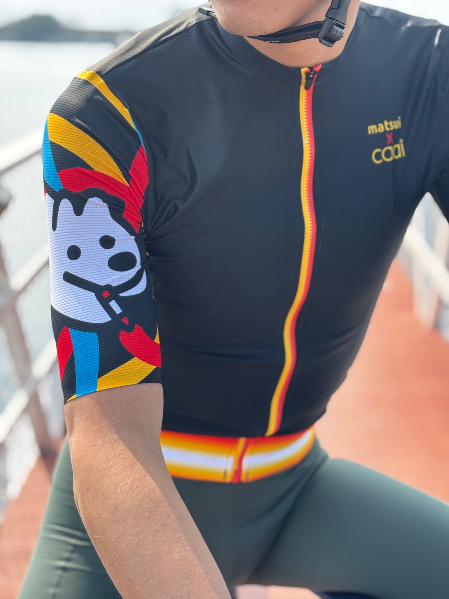 PRE-ORDER : matsui x CAAI - PASSION "Ride with me" Jersey in Black